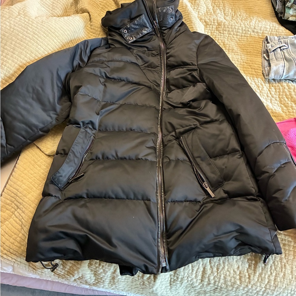 A. Byer Elegant Black Puffer Coat